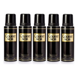 Kit 5 Desodorante Colbert Noir Preto Masculino 250ml Arg