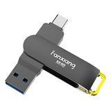 Memorias Flash 256gb Usb3.2 Metal 2 En 1 Tipo C Fanxiang