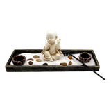 Buda Jardin Mini Zen Mudo Con Accesorio 31x12x11cm