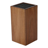 Soporte De Hoja De Madera De Acacia Con Cerdas, Soporte Para