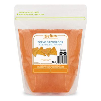 Sazonador Queso Nachos Deliux 1Kg Intensidad Especias Para Botanas | MercadoLibre