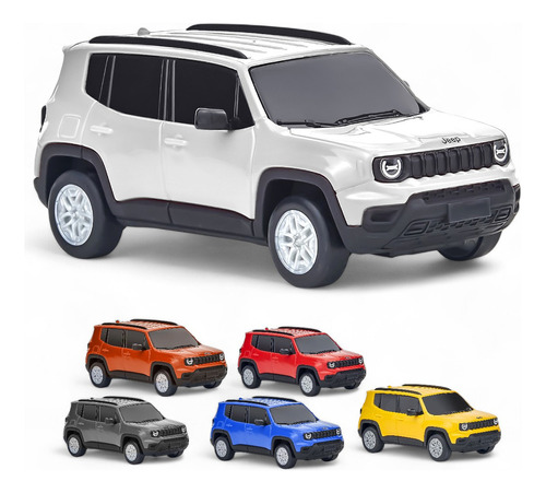 Miniatura Jeep Renegade Brinquedo Licenciado Escolha A Cor