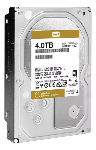 Disco Duro Western Digital Wd Gold 3.5'' 4tb