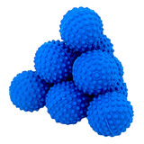 Kit 36 Bolinha Cravo Fisioterapia Anti Stress Mão Bola Pet Cor Azul