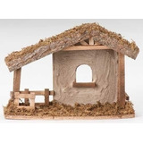 Establo De Madera Fontanini, Coleccionable Nativity Village