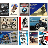 Poster Cartel Cafe Racer Moto Biker Bmw Vintage Bar Garage