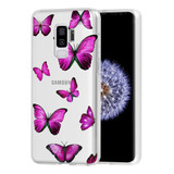 Funda Para Samsung Galaxy S9 Plus - Transparente/mariposas