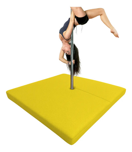 Colchoneta Para Pole Dance Color Negro 1.12mx1mx10m