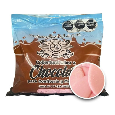 Chocolate Cobertura Sabor Yogurth- Fresa Figura Bolsa 1 Kg | Meses sin interés