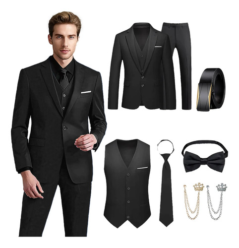 Traje De Ocho Piezas Para Hombres