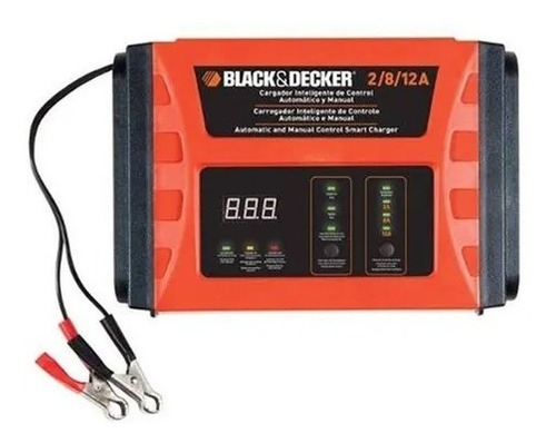 Cargador Bateria Black Decker 12a Inteligente Auto Moto Bc12