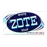 Zote White Laundry Bar Soap, Net Wt 14.1 Oz, (paquete De 4).