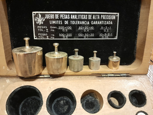 Antiguo Pesero Pesas Francés Joyería Farmacia Botica