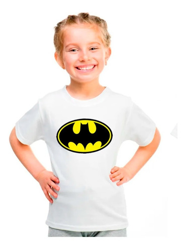Polera Batman Tradicional Niñas/niños/jovenes
