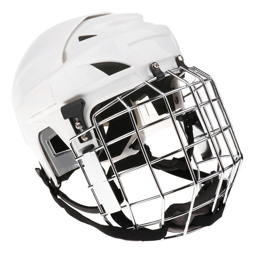 Casco De Hockey Sobre Ajustable Y Mascarilla Combinada L