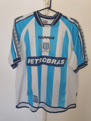 Camiseta Racing Club Topper Titular 2001 Edicion Campeonato