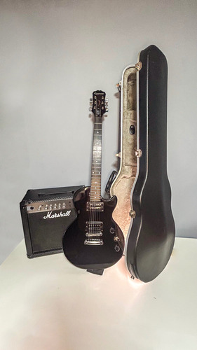 EphiPhone Les Paul Special Ii Ebony + Marshall Mg15 Cf