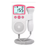 Aparelho Para Ouvir Coração Bebê Monitor Sonar Fetal Doppler Cor Rosa