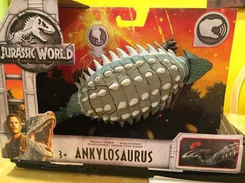 Figura De Acción  Ankylosaurus Fmm25 De Mattel Roarivores