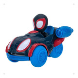 Brinquedo Spidey Homem Aranha Miles Morales Carrinho Coleção