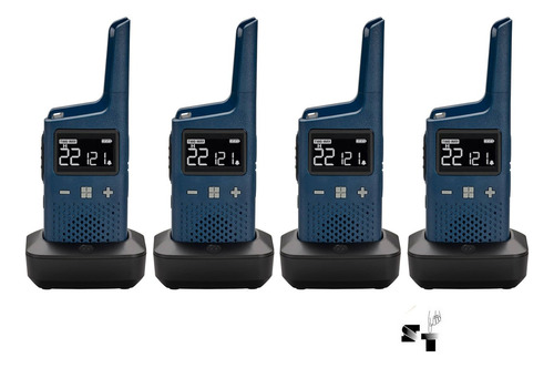Cuatro Handies Motorola T383 40km 22 Canales Modelo Nuevo