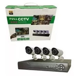 Kit Cctv 4 Cámaras De Seguridad Mas Dvr 1080p Full Hd