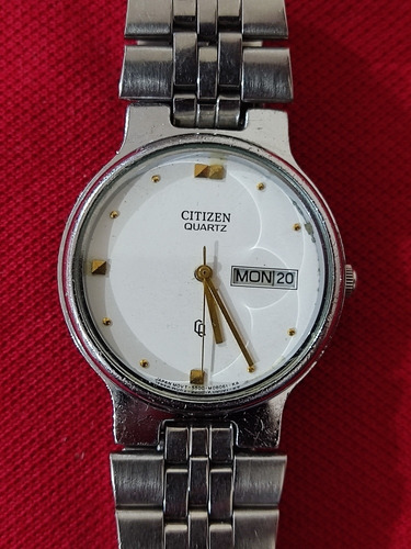 Reloj Vintage Para Hombre Elegante Citizen Quartz,