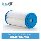 Cartucho Repuesto Filtro De Agua Plisado Lavable 4.5x10  