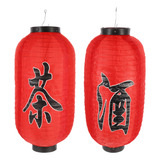 Set De 2 Faroles Decorativos Asiáticos Para Sushi