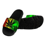 Chinelo Slide Maconha Erva Beck Cannabis Unissex Liberdade 