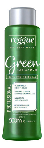  Matizador Verde Green Efeito Perolado Veggue 500ml Tom Verde Perolado
