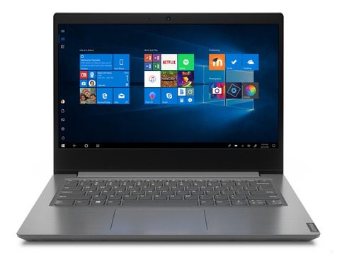 Notebook Lenovo V-series Ada  Iron Gray 14 , Amd Athlon Gold 3150u  4gb De Ram 128gb Ssd, Amd Radeon Rx Vega 3 1920x1080px Windows 10 Pro