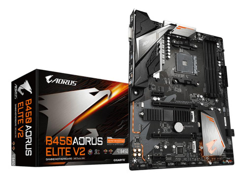 Gigabyte B450 Aorus Elite V2 - Am4 - Ddr4 - 2x Slot M2 - Atx