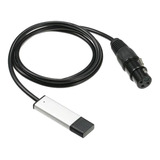 Adaptador De Interfaz Usb A Dmx512 De 3,48 Pies Controlador