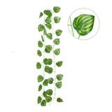 Planta Artificial Tira De Hojas Verdes Pack 12 Und 