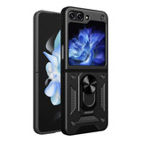 Funda Armor Para Samsung Z Flip 5 Anti Golpes Con Anillo