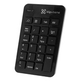 Teclado Numerico Inalambrico Numpad Klip Xtreme Zypher Knp110 Negro Español Latinoamérica