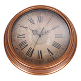 Reloj De Pared Vintage Con Decoración Creativa Para El Hogar