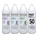 Oxidante 10 20 30 Y 50 Volumenes Combo X4 Novalook 1lt C/u