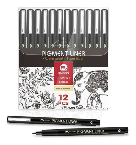 Estilógrafo Para Caligrafía Rotulador Fineliner Set De 12