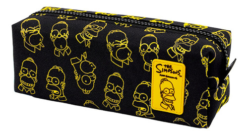 Cartuchera Mooving Rectangular Los Simpsons 1 Cierre Cuota