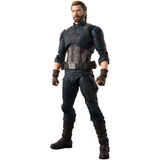 S.h.figuarts Avengers 3 Captain America And Effect Explosion
