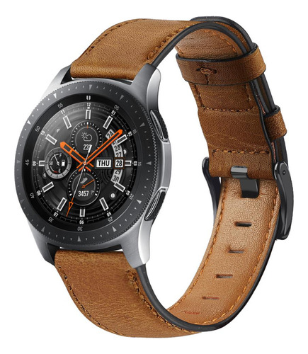 Correa De Cuero Genuino Para Samsung Galaxy Watch 3 45 Mm/46