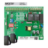 Placa Motor Nkx30 Para Portão Basculante Rossi + 2 Controles