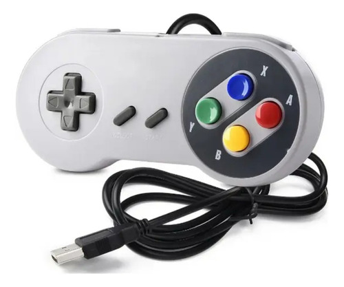Controle Super Nintendo Knup Joystick Usb Jogos Emulador Pc 