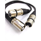 Cabo Y 1xlr Macho 2xlr Fêmea 10 Metros 