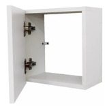 Organizador Com Porta Branco Mdf Nicho 30x30