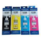 Pack 4 Botellas Tinta 100 Cc Universal Para Sist. Continuos