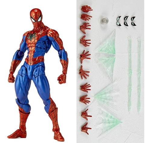 Spider-man Yamguchi Revoltech No.002 Figura Modelo Juguete 