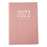 2022 Cuaderno De Grabación De Cuero Pu 100 Hojas A5 Rosa